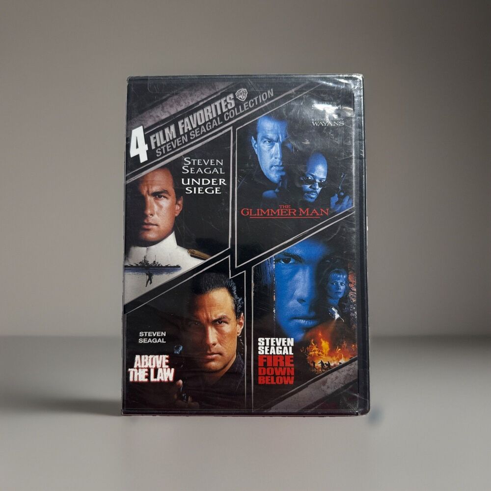 Under Siege, Above The Law, The Glimmer Man, Fire Down Below DVD    NEW  SEALED